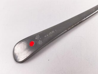 Gabel von der Kriegsmarine, datiert 1942, Metall, Gesamtlänge ca. 21 cm