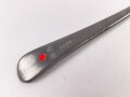 Gabel von der Kriegsmarine, datiert 1942, Metall, Gesamtlänge ca. 21 cm