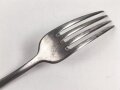 Gabel von der Kriegsmarine, datiert 1942, Metall, Gesamtlänge ca. 21 cm