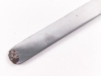 Messer Offizierskasino Truppenübungsplatz Heuberg (O.H.Heuberg = Ortshauptverband Heuberg), an der Spitze angerostet