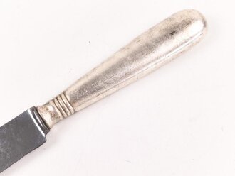 Messer Offizierskasino Truppenübungsplatz Heuberg (O.H.Heuberg = Ortshauptverband Heuberg), an der Spitze angerostet