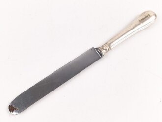 Messer Offizierskasino Truppenübungsplatz Heuberg (O.H.Heuberg = Ortshauptverband Heuberg), an der Soitze leicht angerostet