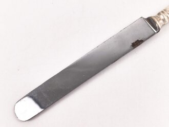 Messer Offizierskasino Truppenübungsplatz Heuberg (O.H.Heuberg = Ortshauptverband Heuberg), leicht angerostet