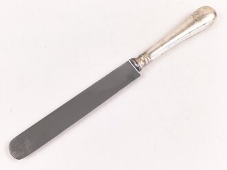 Messer Offizierskasino Truppenübungsplatz Heuberg (O.H.Heuberg = Ortshauptverband Heuberg), leicht angerostet