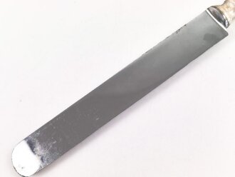 Messer Offizierskasino Truppenübungsplatz Heuberg (O.H.Heuberg = Ortshauptverband Heuberg), leicht angerostet