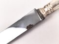 Messer Offizierskasino Truppenübungsplatz Heuberg (O.H.Heuberg = Ortshauptverband Heuberg), leicht angerostet