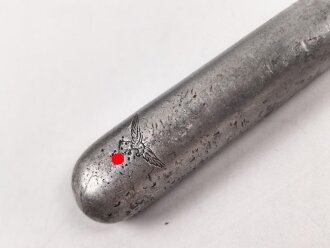 Messer Luftwaffe "Feinstahl Solingen", datiert 1938, Gesamtlänge ca. 25 cm
