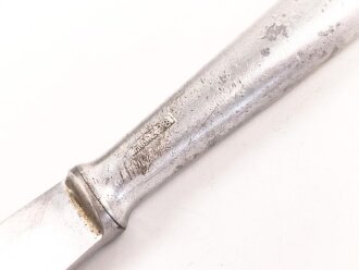 Messer Luftwaffe "Feinstahl Solingen", datiert 1938, Gesamtlänge ca. 25 cm