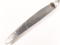 Messer Luftwaffe "Feinstahl Solingen", datiert 1938, Gesamtlänge ca. 25 cm