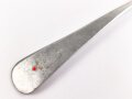 Gabel von der Wehrmacht aus Aluminium, datiert 1941, Gesamtlänge ca. 21 cm