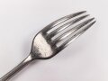 Gabel von der Wehrmacht aus Aluminium, datiert 1941, Gesamtlänge ca. 21 cm