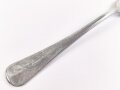 Gabel von der Wehrmacht aus Aluminium, datiert 1941, Gesamtlänge ca. 21 cm