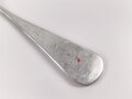 Gabel von der Wehrmacht aus Aluminium, datiert 1941, Gesamtlänge ca. 21 cm
