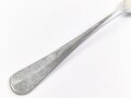 Gabel von der Wehrmacht aus Aluminium, datiert 1941, Gesamtlänge ca. 21 cm