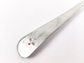 Gabel von der Wehrmacht aus Aluminium, datiert 1941, Gesamtlänge ca. 21 cm