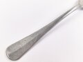 Gabel von der Wehrmacht aus Aluminium, datiert 1941, Gesamtlänge ca. 21 cm