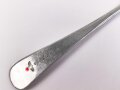 Gabel von der Wehrmacht aus Aluminium, datiert 1941, Gesamtlänge ca. 21 cm