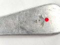 Gabel von der Wehrmacht aus Aluminium, datiert 1941, Gesamtlänge ca. 21 cm