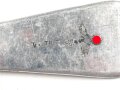 Gabel von der Wehrmacht aus Aluminium, datiert 1941, Gesamtlänge ca. 21 cm