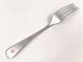 Gabel von der Wehrmacht aus Aluminium, datiert 1941, Gesamtlänge ca. 21 cm