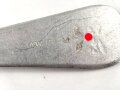 Gabel von der Wehrmacht aus Aluminium, datiert 1941, Gesamtlänge ca. 21 cm
