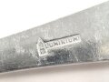 Löffel von der Wehrmacht aus Aluminium, datiert 1942, Gesamtlänge ca. 21 cm
