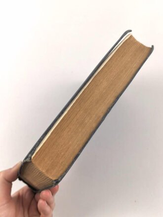 Englische Ausgabe Adolf Hitler "Mein Kampf" in London von "Hurts and Blackett Ltd" publiziert, datiert 1939, Blaue Ganzleinenausgabe