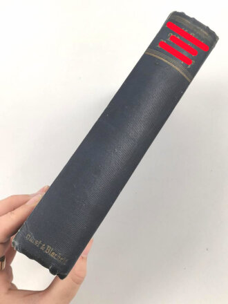 Englische Ausgabe Adolf Hitler "Mein Kampf" in London von "Hurts and Blackett Ltd" publiziert, datiert 1939, Blaue Ganzleinenausgabe