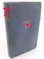 Englische Ausgabe Adolf Hitler "Mein Kampf" in London von "Hurts and Blackett Ltd" publiziert, datiert 1939, Blaue Ganzleinenausgabe