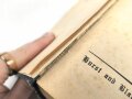 Englische Ausgabe Adolf Hitler "Mein Kampf" in London von "Hurts and Blackett Ltd" publiziert, datiert 1939, Blaue Ganzleinenausgabe