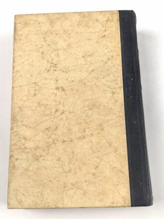 Adolf Hitler "Mein Kampf" Hochzeitsausgabe der Gemeinde Bruck an der Leitha Österreich von 1939, Portrait vorne hat sich gelöst, datiert 1943