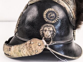 Bayern, Helm Modell 1850 für schwere Bürgerwehr Kavallerie. In allen Teilen originales, dekoratives Stück