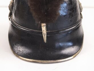 Bayern, Helm Modell 1850 für schwere Bürgerwehr Kavallerie. In allen Teilen originales, dekoratives Stück