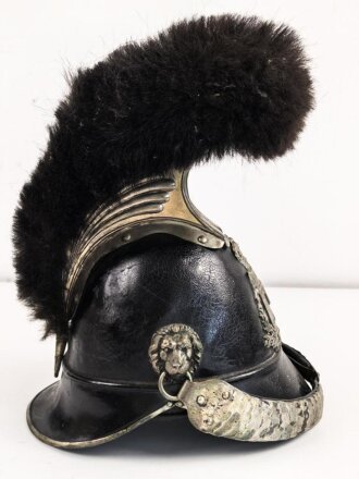 Bayern, Helm Modell 1850 für schwere Bürgerwehr Kavallerie. In allen Teilen originales, dekoratives Stück