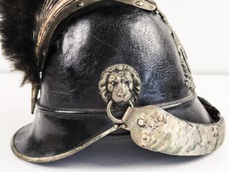 Bayern, Helm Modell 1850 für schwere Bürgerwehr Kavallerie. In allen Teilen originales, dekoratives Stück