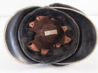 Bayern, Helm Modell 1850 für schwere Bürgerwehr Kavallerie. In allen Teilen originales, dekoratives Stück