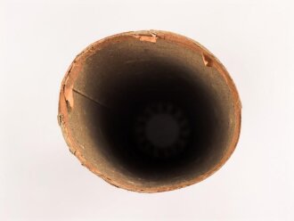 Bayern, Paradebusch mit Trichter für eine Pickelhaube. Guter Zustand, im Aufbewahrungskarton