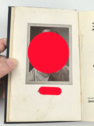 Adolf Hitler "Mein Kampf" blaue Ganzleinenausgabe von 1938