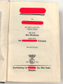 Adolf Hitler "Mein Kampf" blaue Ganzleinenausgabe von 1935, im Schutzumschlag, dieser defekt