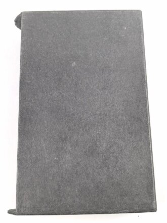 Adolf Hitler "Mein Kampf" Auflage von 1942, Hochzeitsausgabe / Kriegsausgabe der Stadt Wien mit Widmung von 1943, im Schuber. Sehr guter Zustand