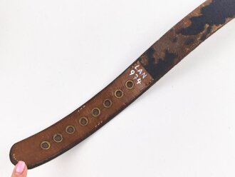 Kaiserreich, geweisstes Koppel für Berittene. Das Unterfutter beschädigt, sonst guter Gesamtzustand. Länge 100cm