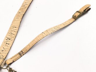 Kaiserreich, geweisstes Koppel für Berittene. Das Unterfutter fehlt, sonst guter Gesamtzustand. Länge 100cm