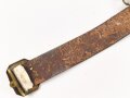 Kaiserreich, geweisstes Koppel für Berittene. Das Unterfutter fehlt, sonst guter Gesamtzustand. Länge 100cm