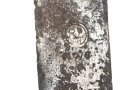 Fahrtenmesser für Angehörige der Hitlerjugend. Frühe Ausführung mit Devise, Hersteller M7/8. Raute wackelt leicht wie es sein soll. Ungereinigt
