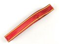 Braunschweig, Band für die Bandspange zum Orden Heinrich des Löwen . Breite 15mm, sie erhalten je 10cm von der Rolle abgeschnitten