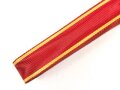 Braunschweig, Band für die Bandspange zum Orden Heinrich des Löwen . Breite 15mm, sie erhalten je 10cm von der Rolle abgeschnitten