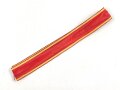 Braunschweig, Band für die Bandspange zum Orden Heinrich des Löwen . Breite 15mm, Länge 26cm