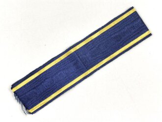 Braunschweig, Band für das Kriegsverdienstkreuz 2. Klasse. Breite 30mm, Länge 26cm