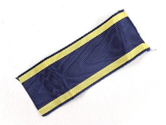 Braunschweig, Band für das Kriegsverdienstkreuz 2. Klasse. Breite 30mm, Länge 8cm