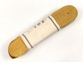Braunschweig, Nichtkämpferband für die Bandspange zum Kriegsverdienstkreuz 2. Klasse. Breite 15mm, in der originalen Banderole, laut dieser 10 Meter